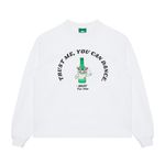 [Tripshop] SOJU L/SLEEVE TEE-Unisex Street Loose-Fit Sweatshirt to Man Lettering Graphic - Made in Korea
